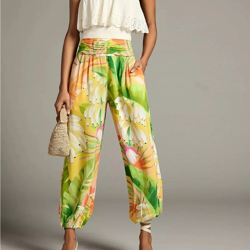 NWT Farm Rio Printed Balloon Pants - Picture 3 of 7